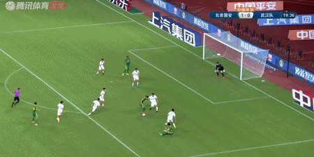 【中超】巴坎布2球张玉宁高天意助攻 国安2比1武汉