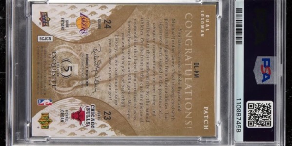 新纪录将诞生！一张乔丹&amp;amp;科比双签名球星卡预计出售价超600万美元